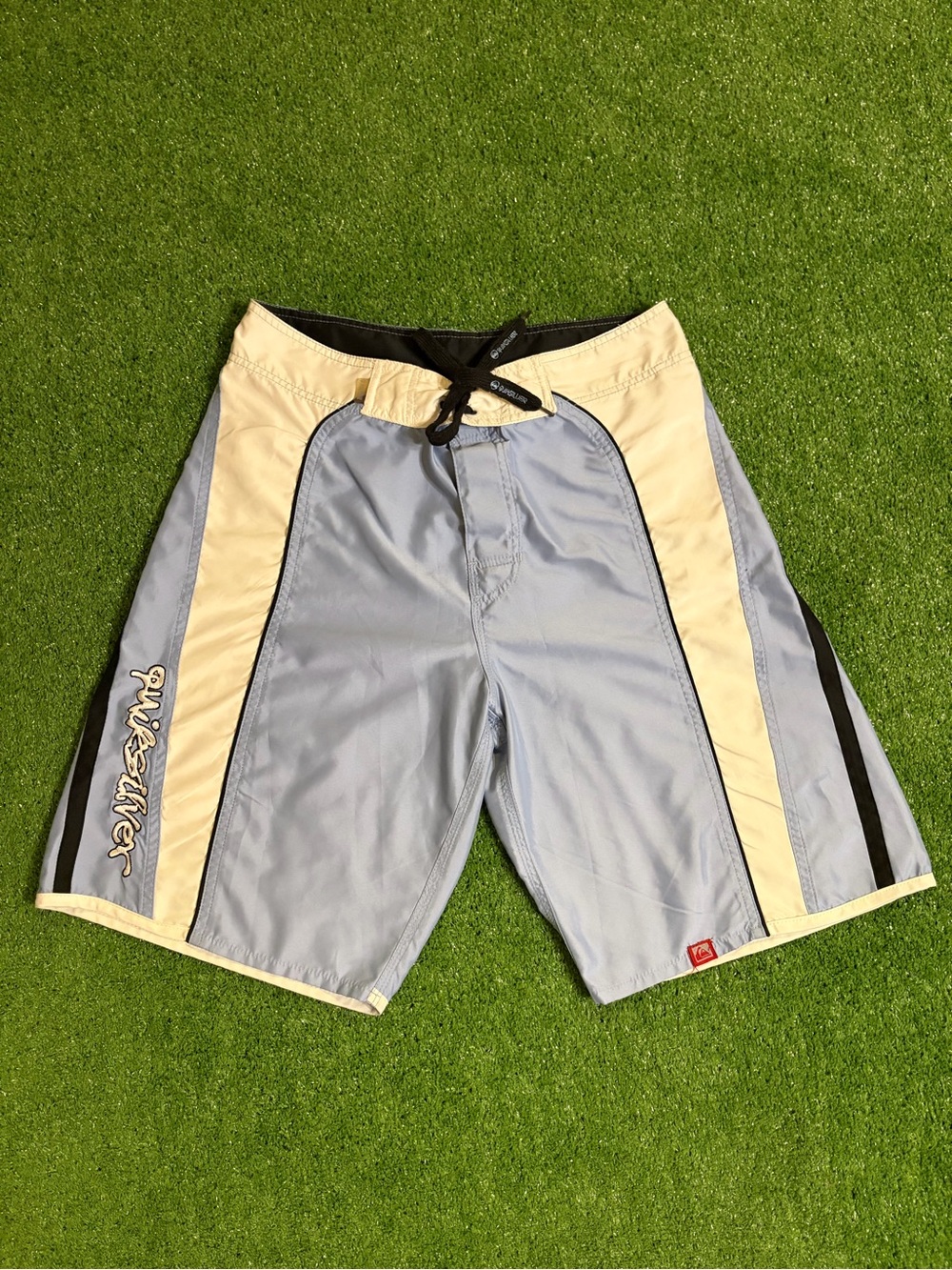 Y2K Quiksilver Baby Blue Board Shorts
